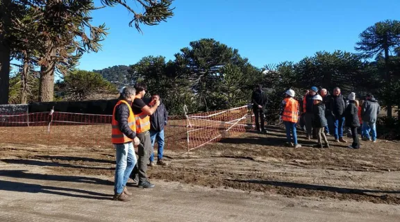 Recorrieron el avance de obra de la ruta provincial 23 | Neuquen Informa