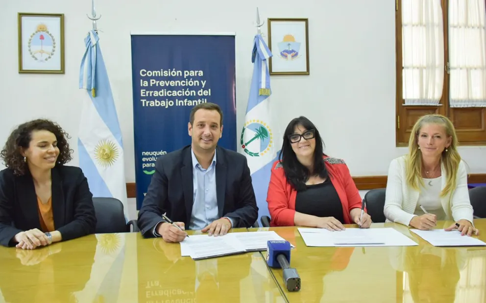 Formalizan acciones para prevenir el trabajo infantil y adolescente no protegido