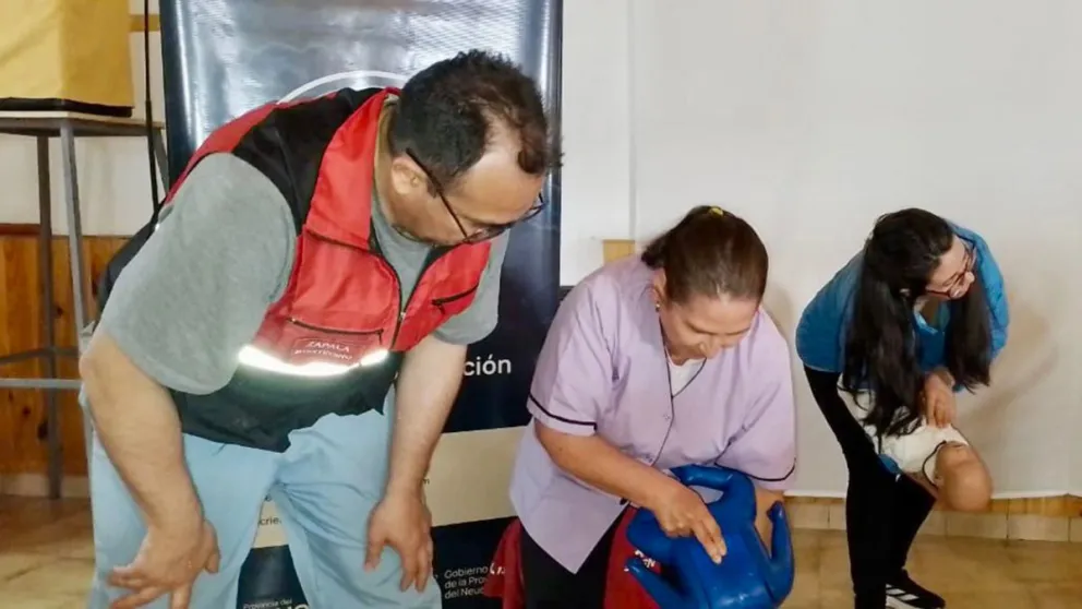Se capacitó a masajistas, administrativos, bañistas, enfermeros, esteticistas y personal de informes, entre otros.