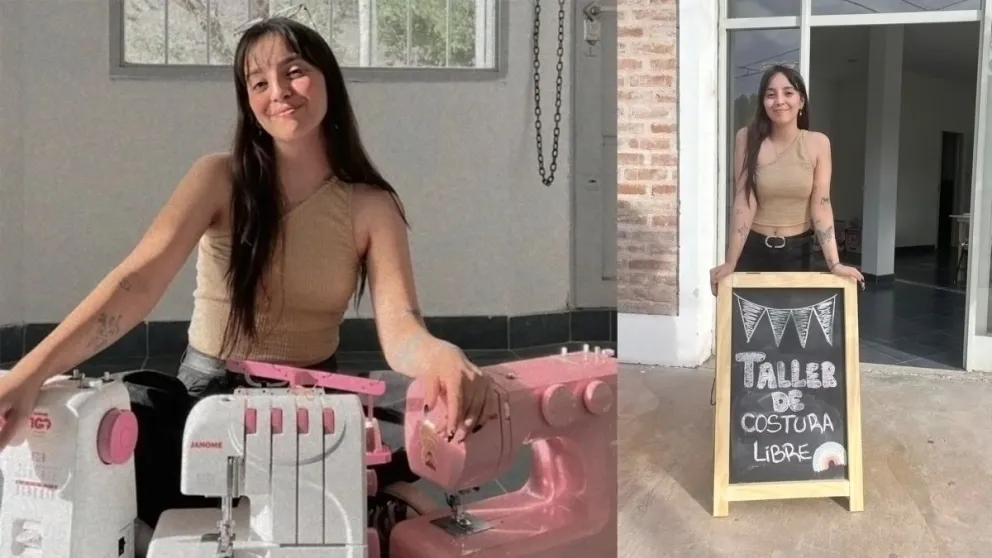 Sabrina Larpin, 26 años y emprendedora desde hace cinco.