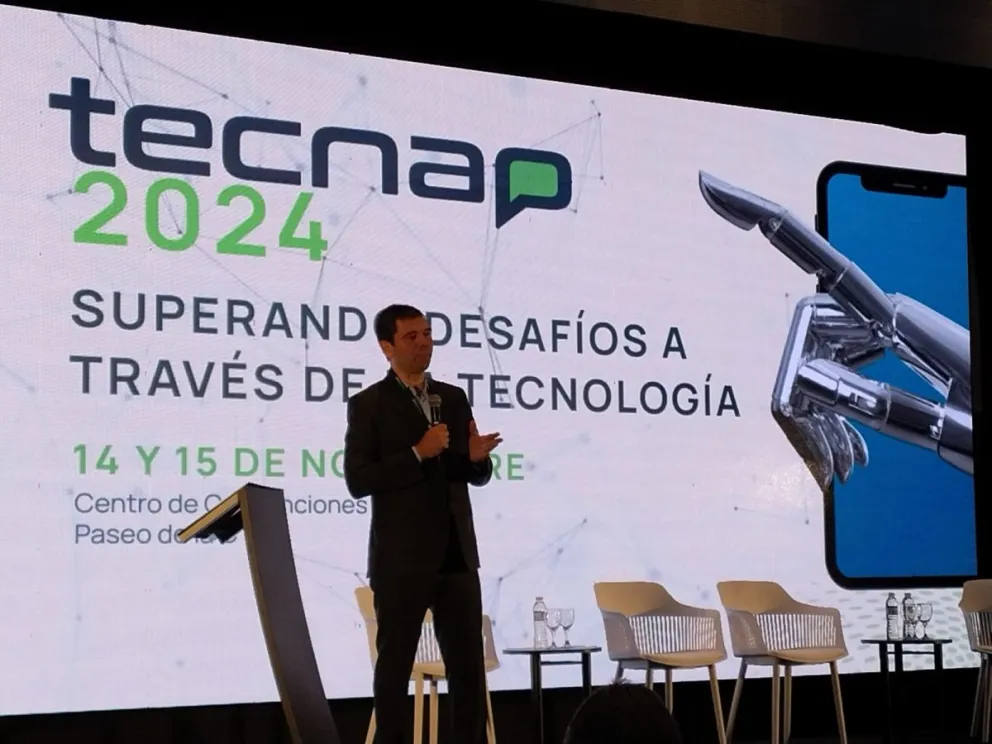Gustavo Medele disertó en Tecnap 2024.