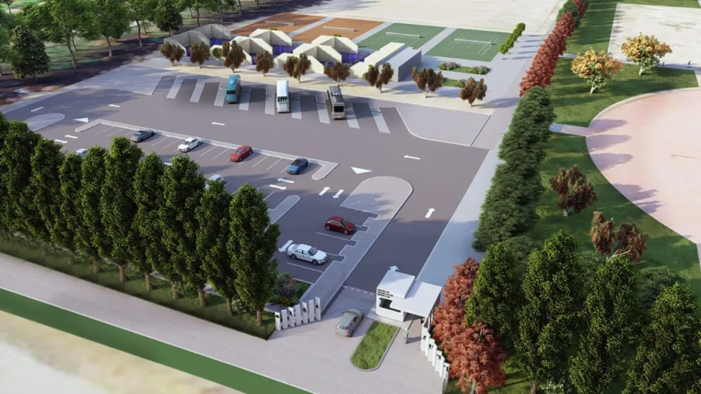 Avanza la modernización de la Ciudad Deportiva de Neuquén capital