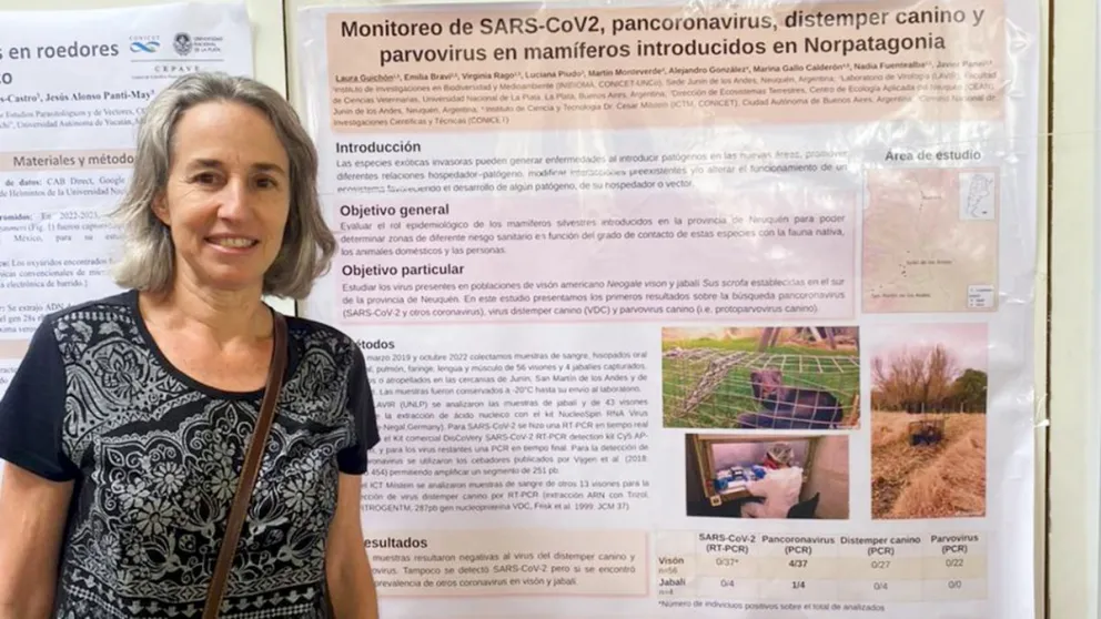 La dra. Guichón participó de las XXXV Jornadas Argentinas de Mastozoología.