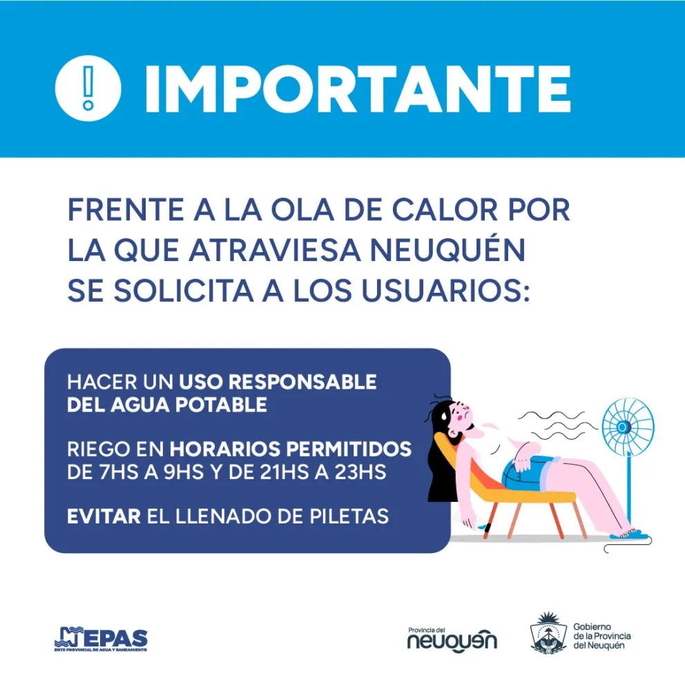 Por el extremo calor, se dispar&oacute; el consumo de agua potable en la capital