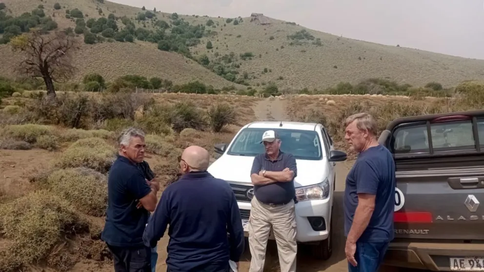 Vialidad Provincial en la lucha contra el incendio en el Parque Nacional Lanín