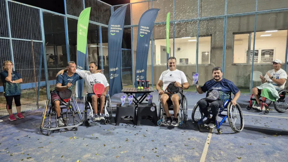 Neuqu&eacute;n fue sede del Torneo Nacional de P&aacute;del en silla de ruedas