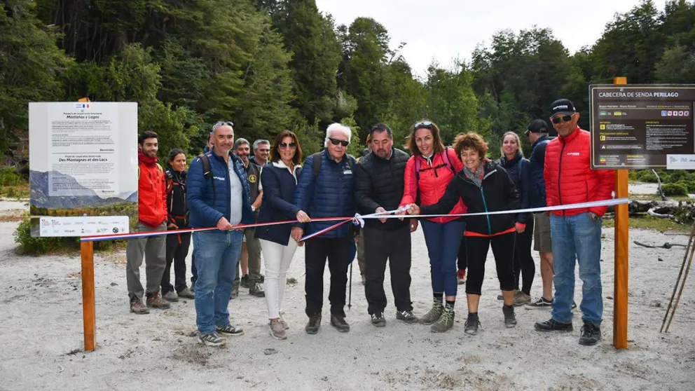 Comisión francesa recorrió Villa La Angostura y Villa Traful