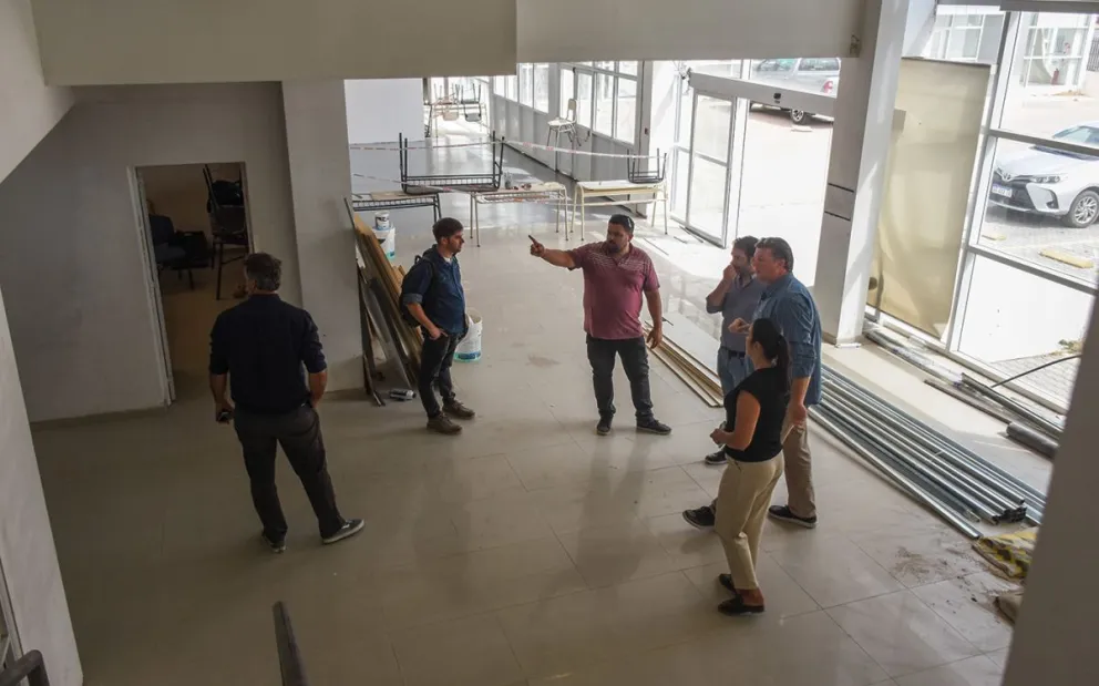 En la EPET 27 se hicieron intervenciones muy importantes.