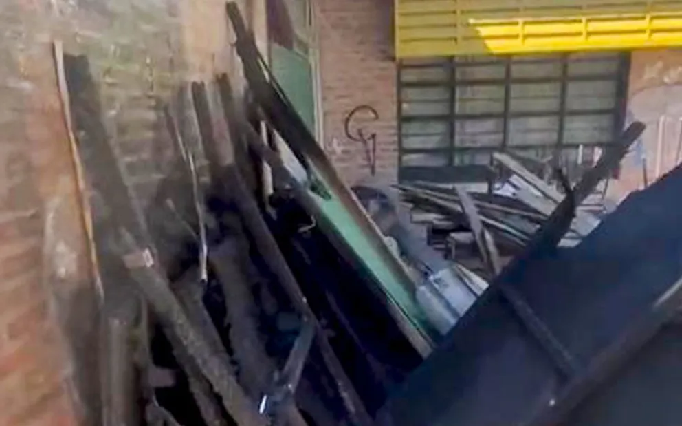 Provincia realizará una denuncia por el incendio intencional en una escuela