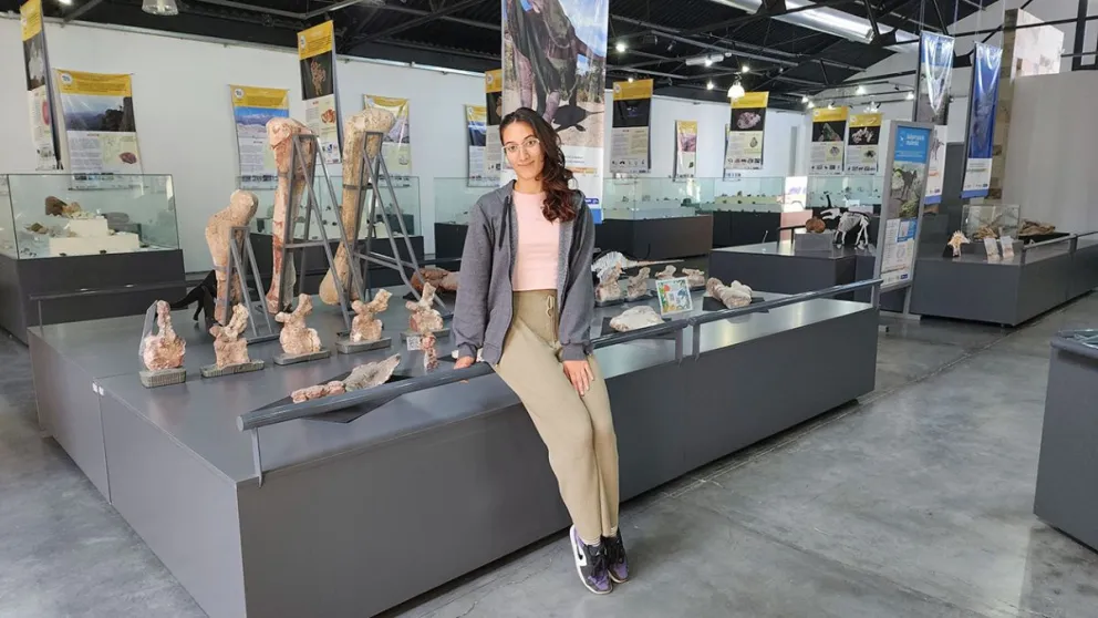 Hasta el 20 de marzo Camila hará su pasantía en el MOZ.