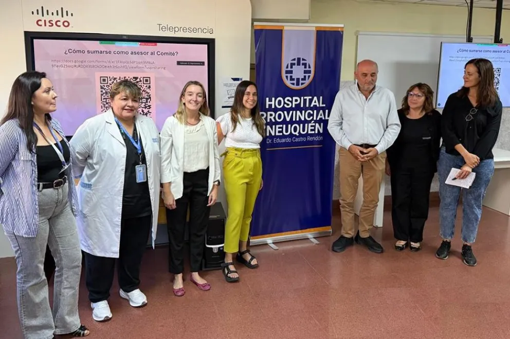 La presentación se realizó hoy en la Aula de Docencia Nº1 del hospital.