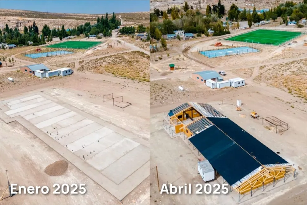 En menos de tres meses la obra presenta un avance notable. 