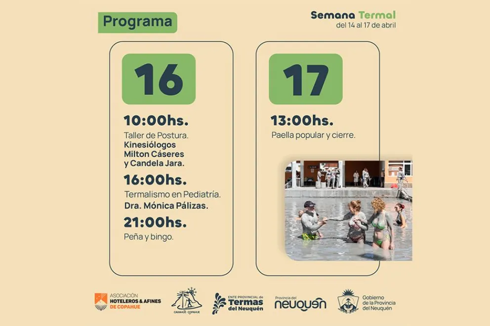 Invitan a vivir una experiencia &uacute;nica en la Semana Termal de Copahue