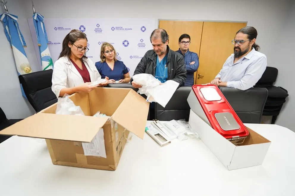 La entrega se realizó esta mañana en el HPN. 