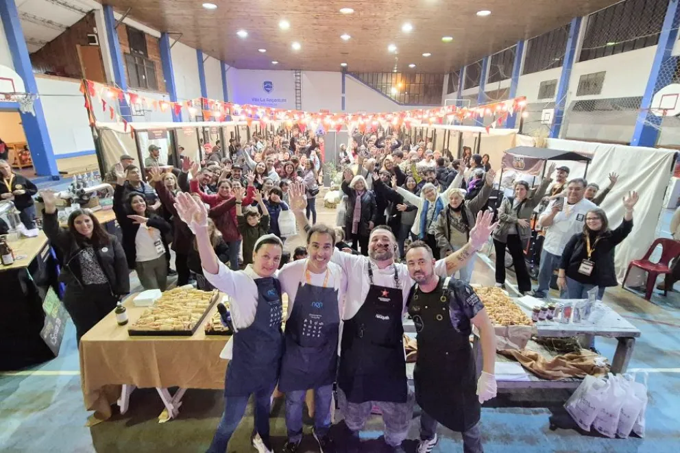 Villa La Angostura fue sede de la primera edición de Tienda de Sabores de este año. 