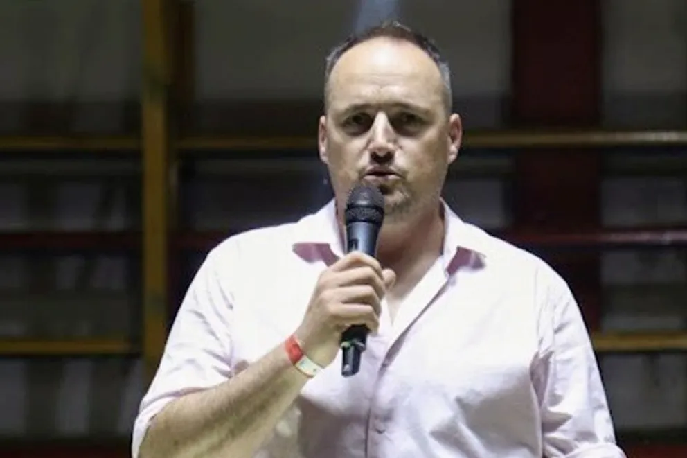 Matías Resa, dirigente del club Centro Español de Plottier.