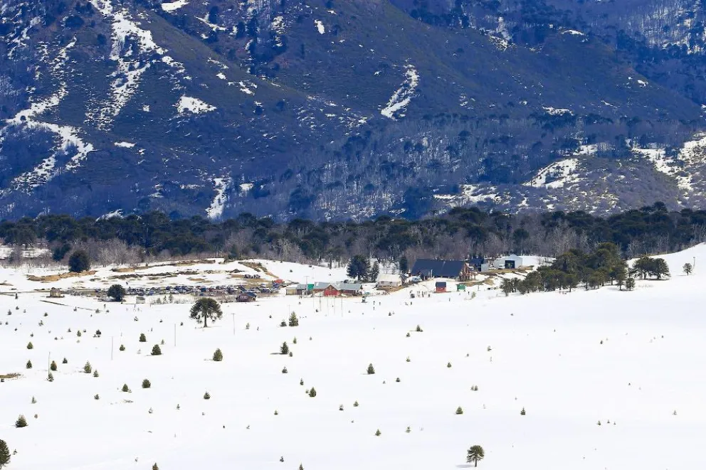 El Parque de Nieve Batea Mahuida prepara la apertura de temporada
