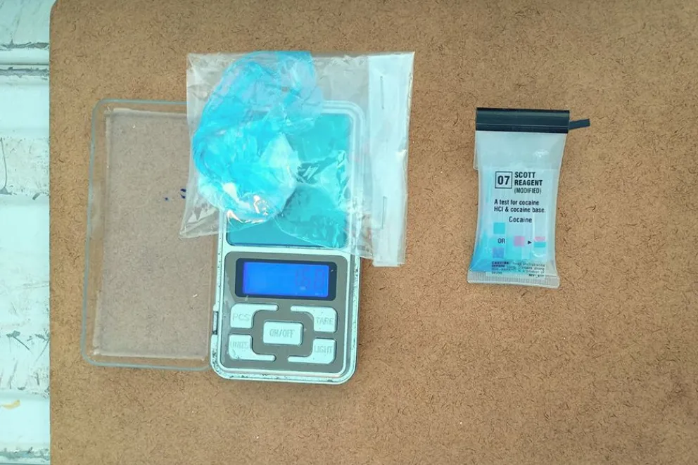 Secuestraron drogas durante un procedimiento de identificación