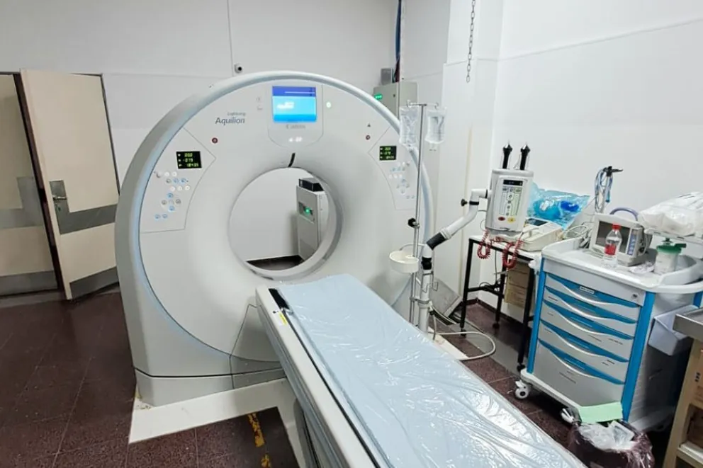 El nuevo tomógrafo del Hospital Heller está en funcionamiento