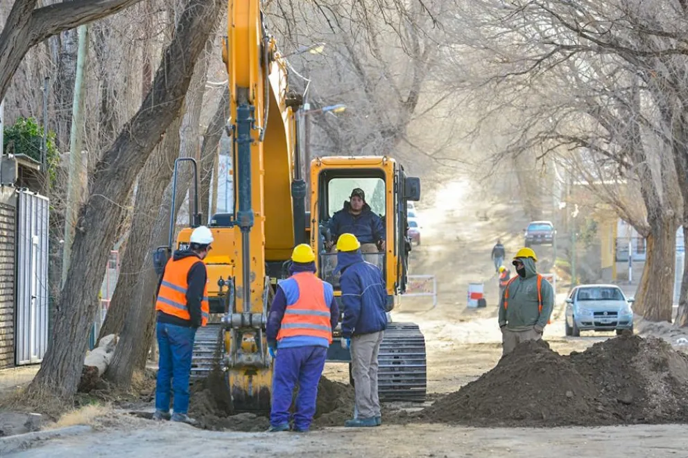 Actualmente, se trabaja en varios frentes en simultáneo en Chos Malal.