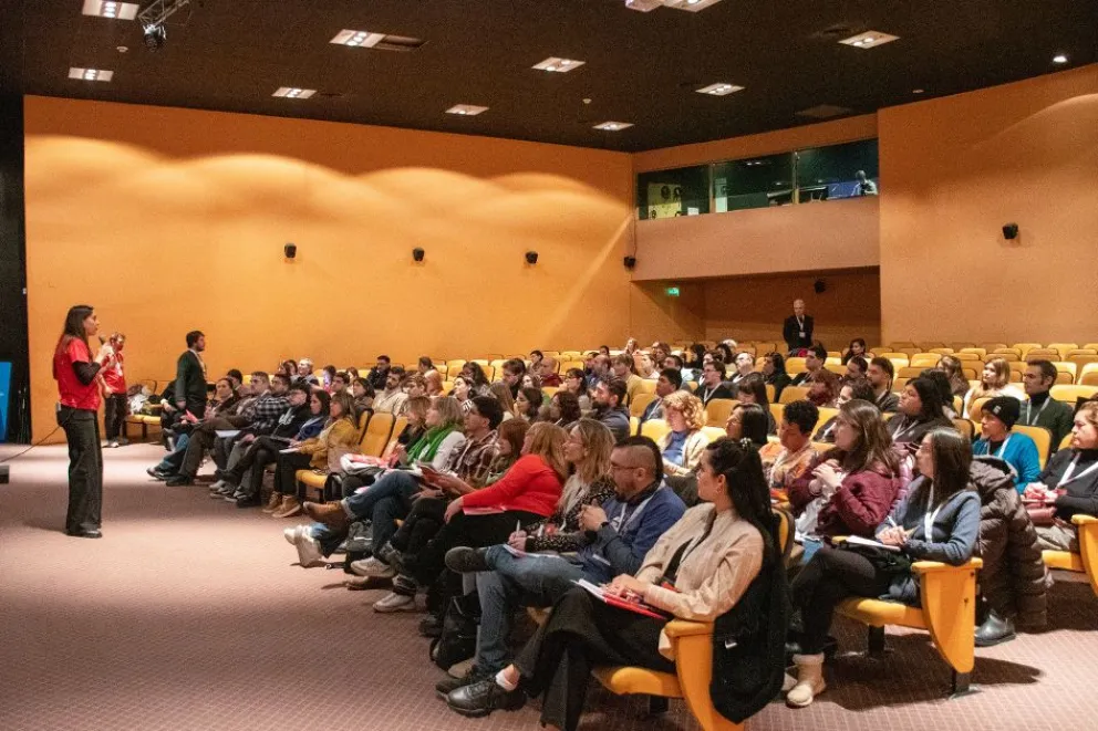 Inicio de las charlas TED-ED en el Museo Nacional de Bellas Artes de Neuquén.