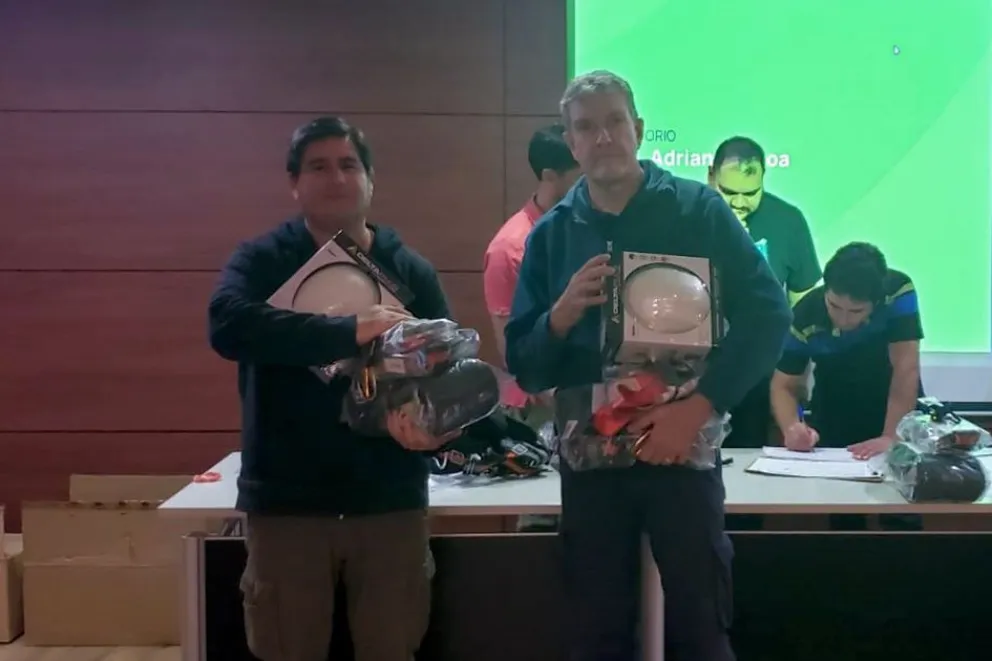 Agentes de salud se formaron sobre seguridad laboral en altura