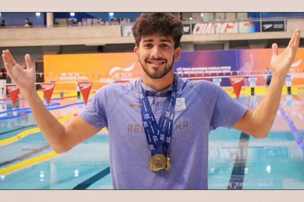 Iñaki Basiloff, el mejor nadador de la historia de la provincia.