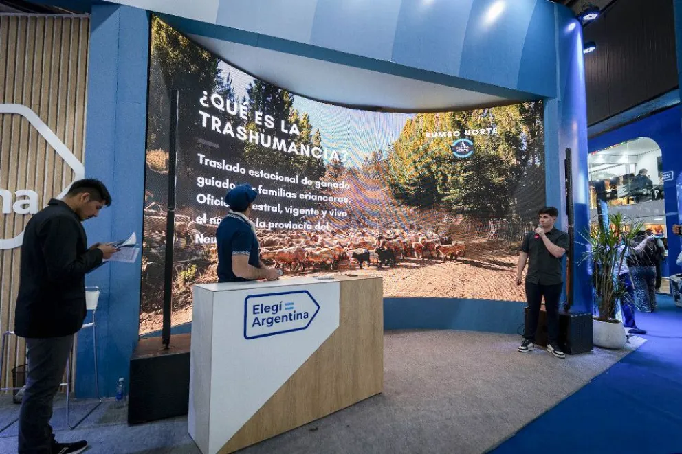 Ariel Morales, en la presentación durante la FIT.