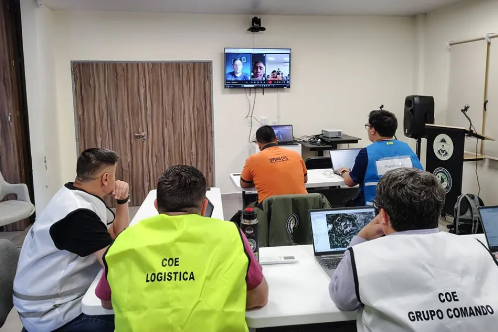 El COE, en Neuquén.