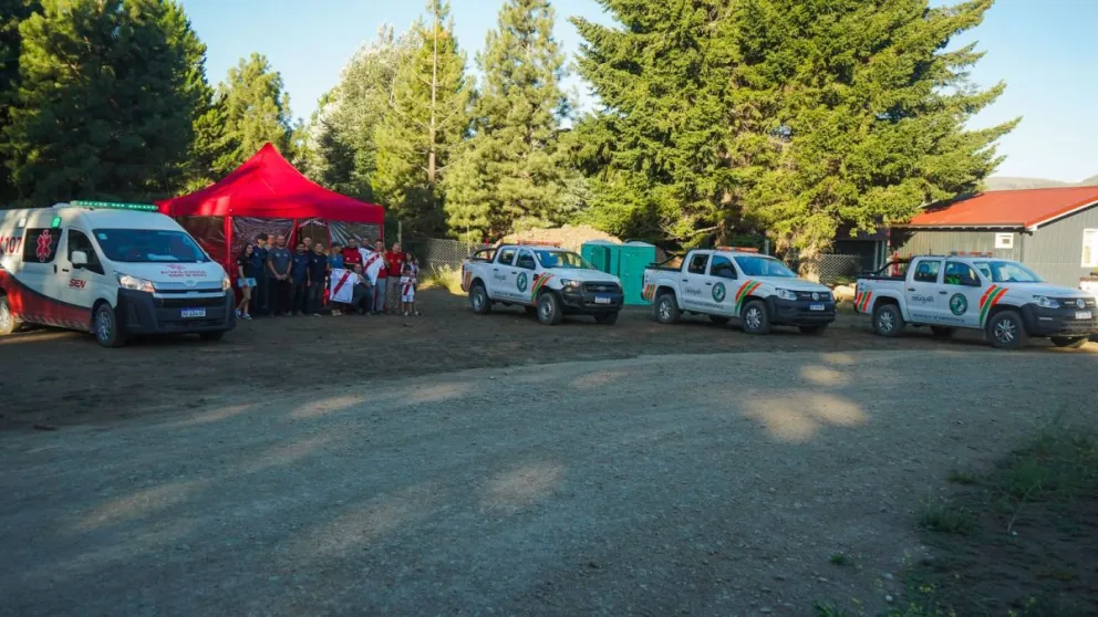 Operativo de seguridad y emergencias por el arribo del plantel de River