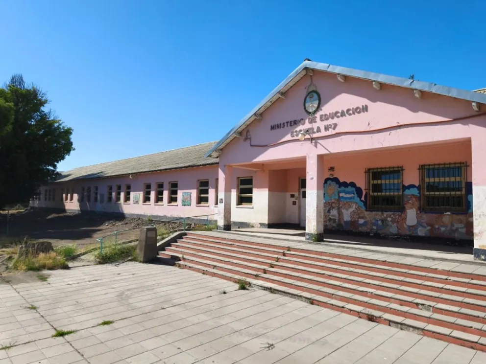 Iniciaron las obras de refacción de la Escuela 7 de Junín de los Andes