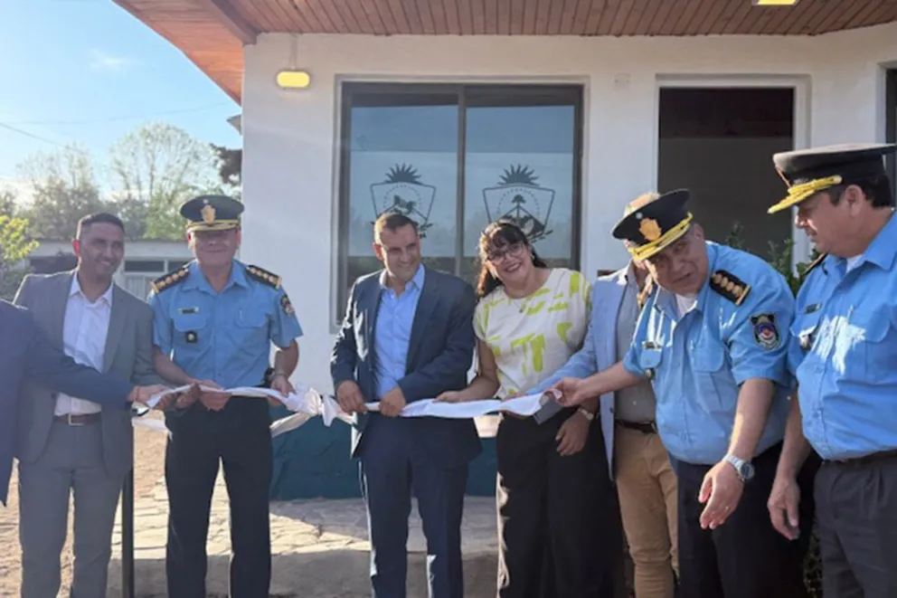 Inauguraron nueva delegación de la Dirección Seguridad Limay