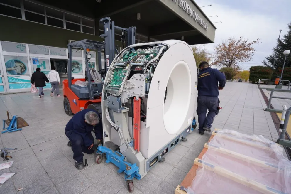 Gracias al recupero, el hospital Heller accedió a su tomógrafo.