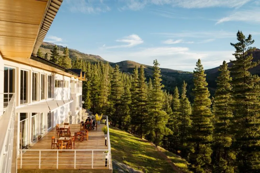 La hostería de Huinganco.