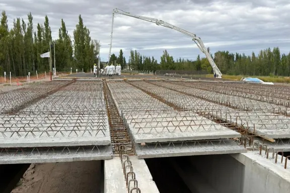 La obra del Puente Anaya presenta un 73 por ciento de avance | Neuquen ...