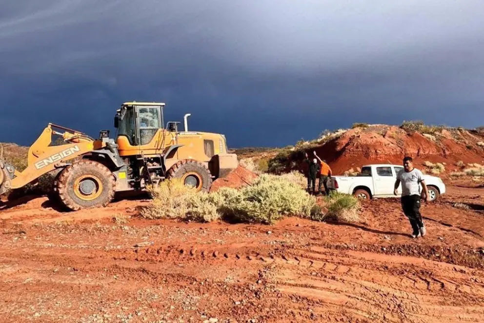 Cañadón en Rincón de los Sauces. 