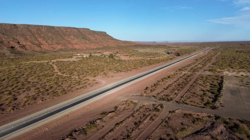 Todo listo para pavimentar los primeros kilómetros de Ruta Provincial 7 en Cortaderas