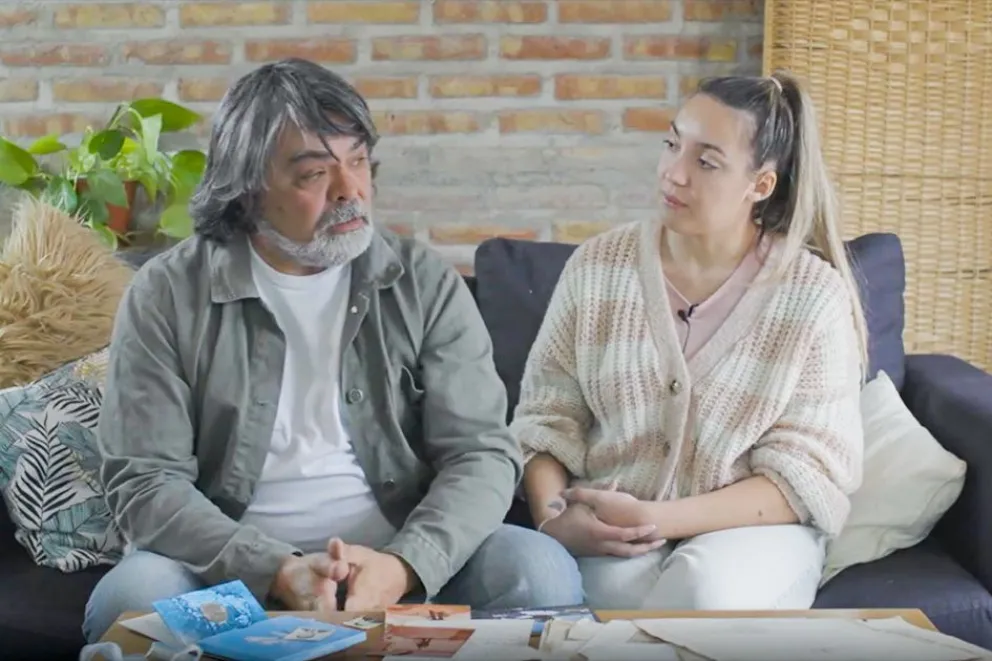 Jorge Luis y Natalia Barber.