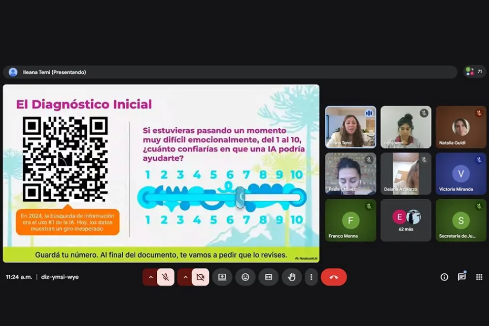 Más de cien jóvenes debatieron sobre inteligencia artificial y salud mental