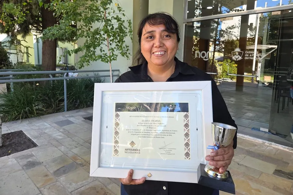 Eliana Tropan, artesanías y tradición neuquina que trasciende