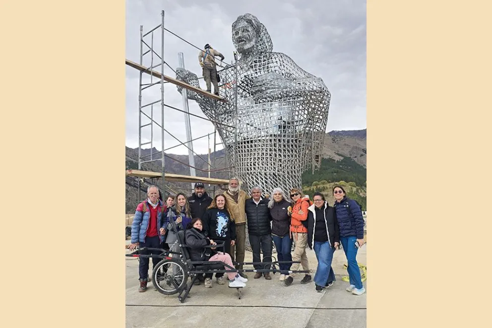 Huinganco incorporó la silla adaptada y relevó senderos accesibles