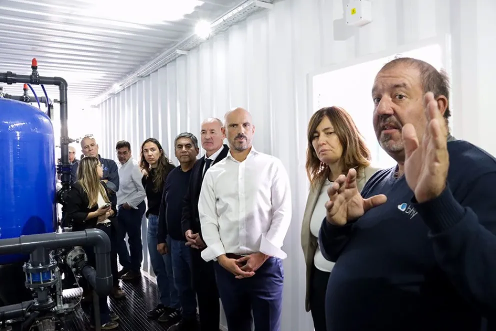 Se puso en marcha el módulo potabilizador de Plottier