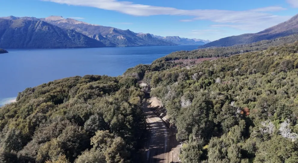 Más del 54% de la obra ejecutada en la Ruta Provincial 65 hacia Villa Traful