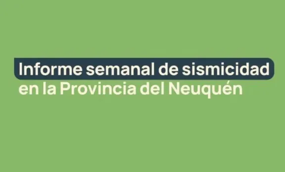Neuquén no registró sismos entre el 24 y el 30 de agosto