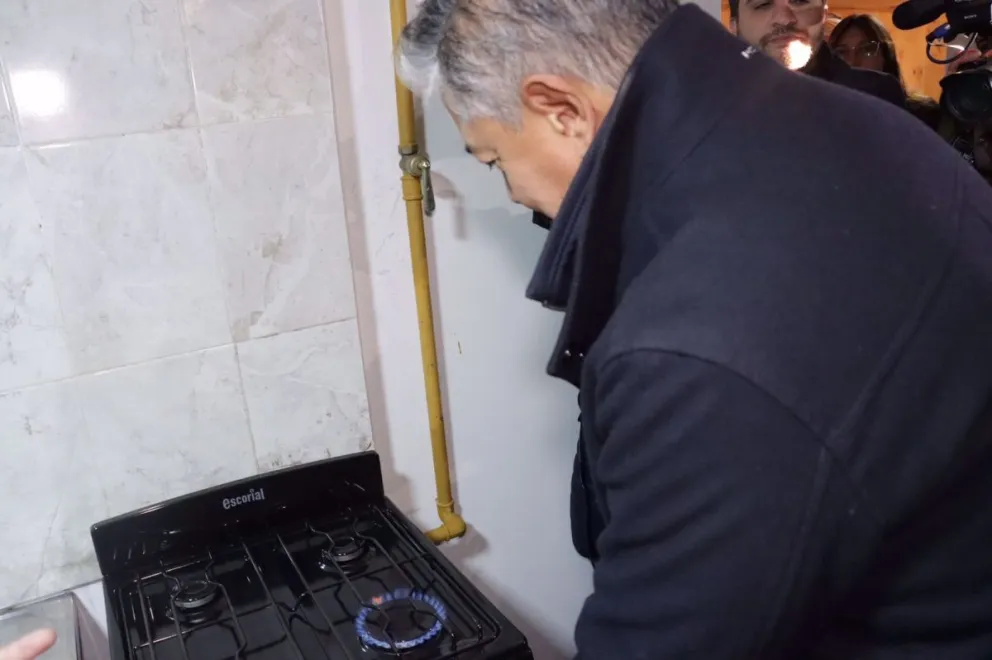 El gas natural llegó a la comunidad Antiñir de Los Miches
