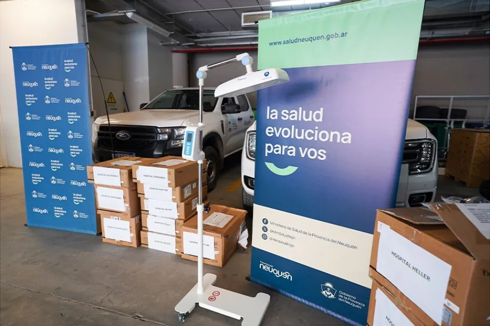 Salud entregó equipamiento fundamental para el tratamiento de la ictericia neonatal