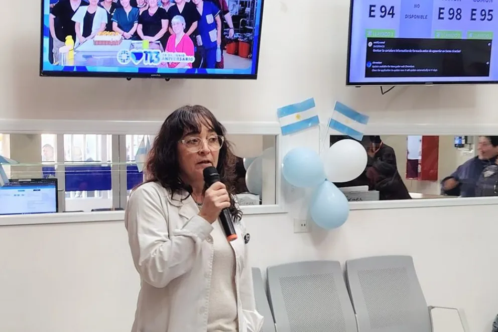 La directora general, Silvia Alegría, agradeció a los trabajadores y a la comunidad.