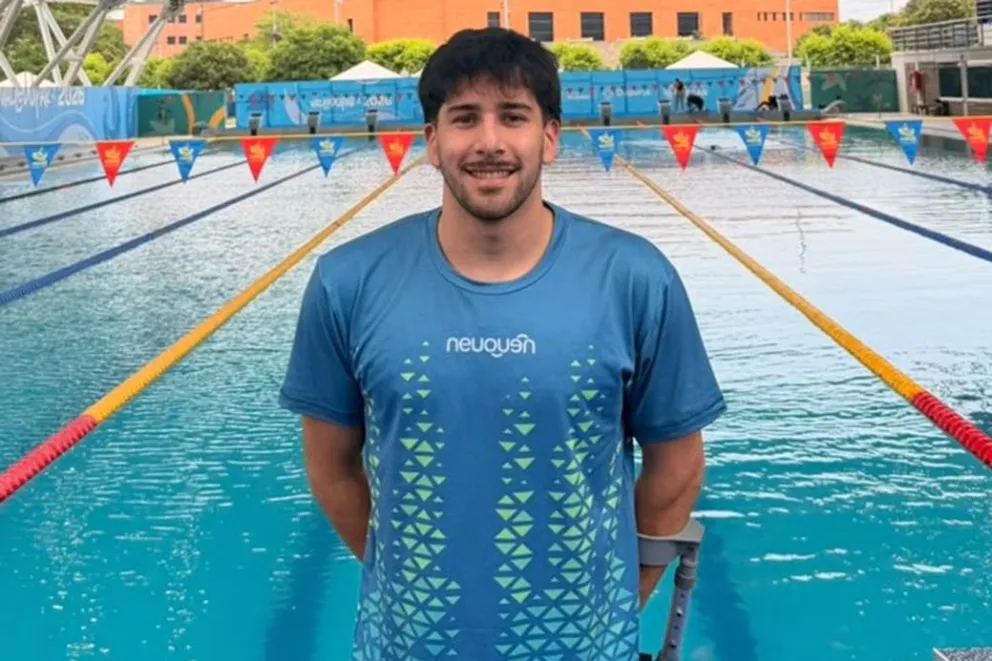 El neuquino Inaki Basiloff sumó cuatro medallas en Colombia