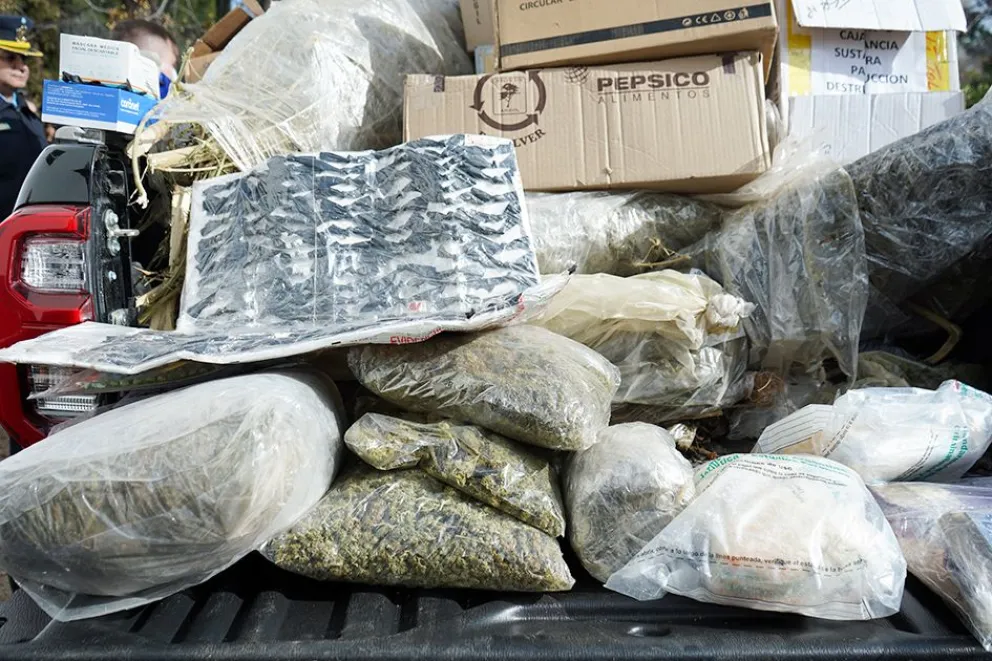 Lucha contra el narcotráfico: se concretó la tercera quema de droga