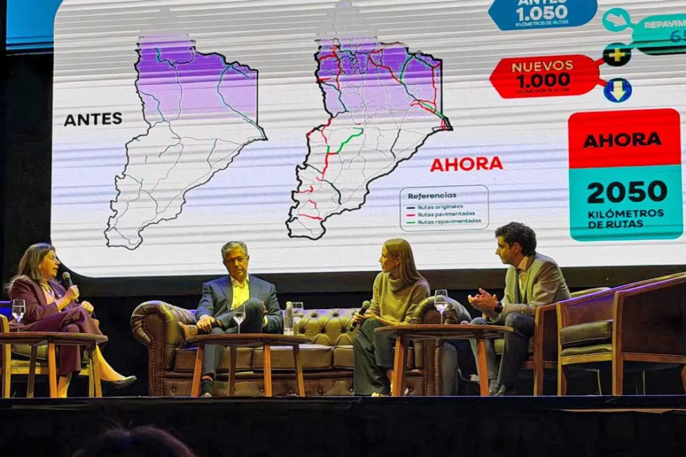 Figueroa expuso sobre los mil kilómetros de rutas del plan vial neuquino